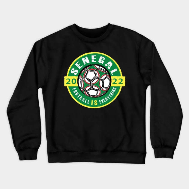 Football Is Everything - Senegal 2022 Vintage Crewneck Sweatshirt by FOOTBALL IS EVERYTHING